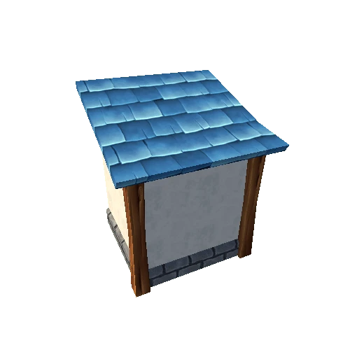 Annexe Plaster Bricks (Blue Roof)